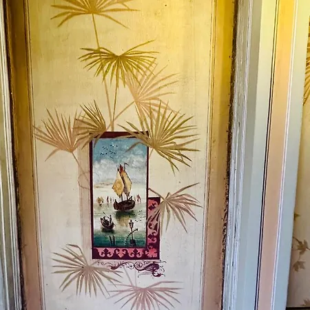 Domus An - San Pietro, Historical And Special Antique Silk Painting Ceilings Room, Very *
